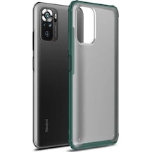 Xiaomi Poco M5s Kılıf Zore Volks Kapak Koyu Yeşil