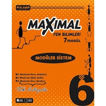 Artı Zeka 6. Sınıf Maxımal Fen Bilimleri Modüler Sistem Seti 7 Modül