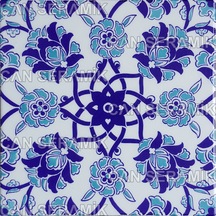 Can Seramik – 20x20 Cm. Cç-10 İznik Çini Karo 5' Li 1 Paket