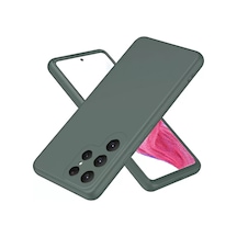 Newface  Samsung  Uyumlu Galaxy S25 Ultra Kılıf First Silikon - Koyu Yeşil