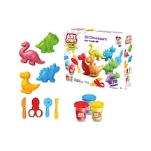Mey İthalat 03995 Art Craft 3d Dinozorlar Hamur Set 168 Gr -fentoys