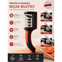 Bıçak Bileyici Pratik El Tipi Bıçak Bileme Aparatı Mutfak Bıçak Bileyici