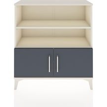Arges Şifonyer 3 Raflı 2 Kapaklı 88x30x96 Aytaşı-antrasit Aytası