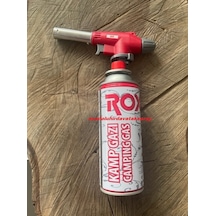 Rox Pro Ayarlı Pürmüz Gazlı Pürmüz Set Kamp Pürmüzü Çakmaklı Püzmüz Seti Kırmızı Gri Çok Renkli