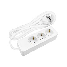 Seldur Grup Priz 3'lü Topraklı 2 Metre Beyaz 2 M