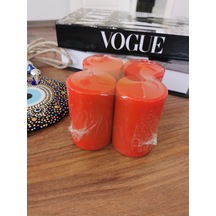 İv Candles Homedecor 4lü Kırmızı Baton Mum