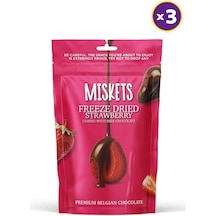 Sütlü Çikolata Kaplamalı Çilek 80 Gr X 3 Adet