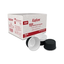 Kafem Muffin Kek Kapsülü Siyah Büyük Boy 50li X 30 Paket Koli - K27 Siyah