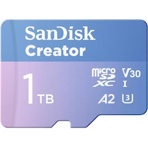Sandisk Creator 1tb 190/130mb/s Microsdxc Uhs-ı A2 V30 Adaptörlü