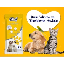 Fibril Kedi ve Köpek Pet Kuru Yıkama Havlusu 25'li