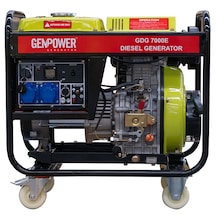 Genpower GDG 7000 E 7 Kva Dizel Kabinsiz Monofaze Jeneratör