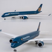 Vietnam Airlines A350 Yolcu Uçağı Model Uçak 1/142 Ölçek 47cm
