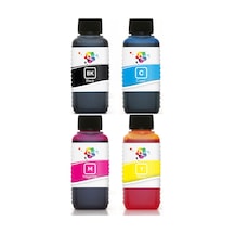 QC Canon Pixma E414 Uyumlu Yazıcı Mürekkep Seti 100ml 4 Renk