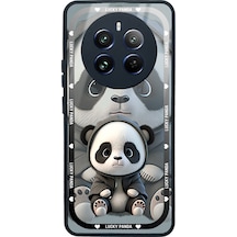 Oppo Realme 12 Pro White Lucky Panda Tasarımlı Glossy Telefon Kılıfı Çok Renkli Oppo Realme 12 Pro White Lucky Panda Tasarımlı Glossy Telefon Kılıfı Çok Renkli