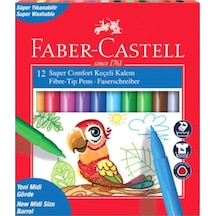 Faber Castell Super Comfort Keçeli Kalem 12 Renk