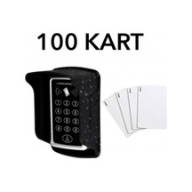 -100 Rfıd Şifreli Kapı Kilidi + Koruyucu Kapak + 100 Adet Proximity Manyetik Kart