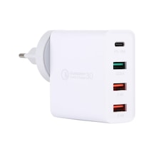 Rogfer A3 Pd 18w Usb-c / Type-c Qc3.0 Usb Çift Usb Arabirimi Seyahat Şarj Cihazı