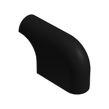 Cateksss 25x50 Mm Elips Izgara Pabuç Meb Siyah - 52 Li Paket
