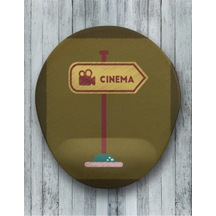Cinema Oval Bilek Destekli Mouse Pad Mousepad