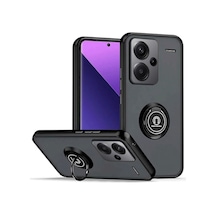 Redmi Note 13 Pro Plus Kılıf Montreal Yüzüklü Silikon Kapak - Siyah Bzsxx00 1