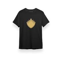 Guardians Of The Galaxy Ravager Logo Siyah Kısa Kol Erkek Tshirt 001