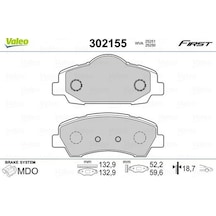 Valeo 9001135 Ön Fren Balatası Peugeot P301 12 P308 13 Citroen C Elysee 12 C4 14 266 Mm 1610699280