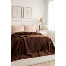 Gentle Battaniye 160 220 Kahve Kahverengi