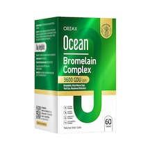 Orzax Ocean Bromelain Complex Takviye Edici Gıda 60 Tablet