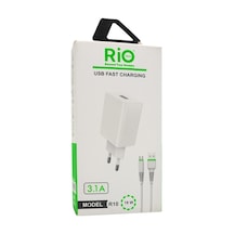 Rio Tech 18w 3.1a Usb - Micro Şarj Seti Samsung Xiaomi Uyumlu Hızlı Ve Ekonomik