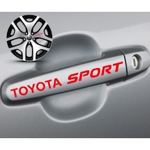 Toyota Kapı Kolu Sport Sticker Yapıştırma 8 Ad