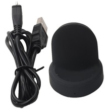 Suntek Samsung Uyumlu Gear Sport Sm-r600 Watch Siyah Için Kablosuz