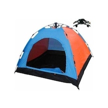 Tam Otomatik 4 Kişilik Kurulum Kamp Çadırı 200 x 200 x 140 CM Çok Renkli