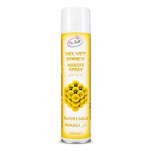 Dr. Gusto Kadife Velvet Sprey Gıda Boyası Altın 250 Ml