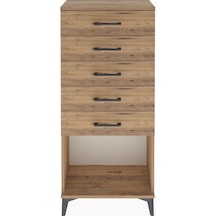 Arges Dolap 5 Çekmeceli 60x30x134 Çam-çam Atlas Çam