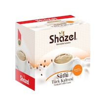Shazel Hazır Sütlü Türk Kahvesi Şekersiz 12'li Paket 2'li Ekonomik Paket - 2 Adet Tarı
