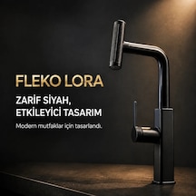 Fleko Lora Spiralli Evye Bataryası Siyah