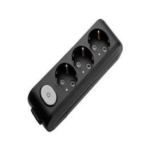 Viko 3 Lü Anahtarlı Kablosuz Klemensli Priz Siyah-90137300 Viko 3 Lü Anahtarlı Kablosuz Klemensli Priz Siyah-90137300