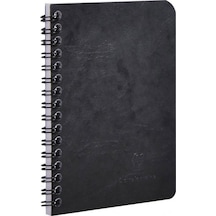 Clairefontaine Age Bag Wirebound A6 Kareli Defter Siyah 785921c