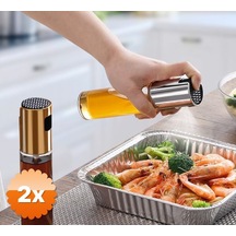 2 Adet 100 Ml Çok Amaçlı Spreyli Cam Şişe