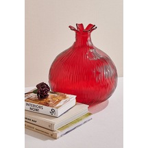Pasabahce Kırmızı Nar Vazo 38 Cm