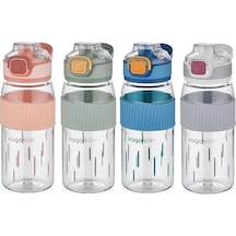 Vagonlife 550 Ml Desenli Silikon Gövde Kilitlenebilir Kapaklı Polikarbon Suluk Karışık Renk 1 Adet