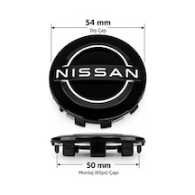 Nissan Juke 2022+ Uyumlu Jant Göbek Kapağı 54 Mm 50 Mm Klips Tekli - 920699307
