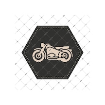 Bay Etiket Msl56 Motosiklet Motifli Etiket
