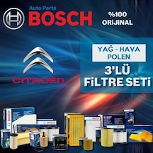 Citroen C5 1.6 Hdi Bosch  Filtre Bakım Seti 2005-2010 (495584614)