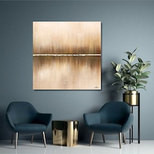 Soyut El Yapımı Yağlı Boya Tablo 95x95cm Hij4010