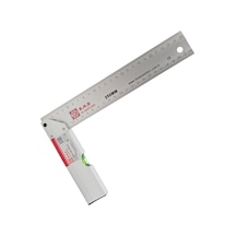 Fixonic B.h.d Bhd00195 250mm/25cm Alüminyum L Marangoz Gönye/su Terazili