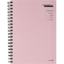 Morning Glory 8000 Çizgili Defter 26,2x19 Cm Pembe 11210-88729