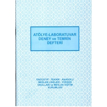 Atölye Laboratuvar Deney ve Temrin Defteri 20x28 cm 40 Sayfa 1 Ad