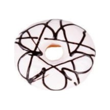 Yapay Donut Vanilyalı Üstü Çikolata 10x4 Cm. Çok Renkli