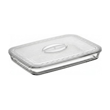 Borcam Uyumlu Plastik Kapak 40x27 Cm Dikdörtgen Borcam Kapağı - Fırın Kabı Saklama Kapağı, Bpa İçermez Sadece Kapak Diğer